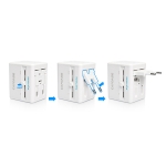 Capdase Power Travel Adapter BlockOne White (2.1 A) for iPhone/iPod/iPad mini/iPad (ADCB-T002)