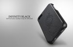 SGP Case Genuine Leather Grip Series infinity Black for iPhone 4/4S (SGP06900)