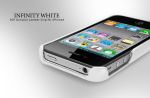 SGP Case Genuine Leather Grip Series infinity White for iPhone 4/4S (SGP06901)