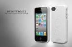 SGP Case Genuine Leather Grip Series infinity White for iPhone 4/4S (SGP06901)