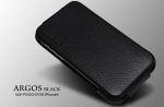 SGP Leather Case Argos Series Black for iPhone 4/4S (SGP06828)