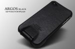 SGP Leather Case Argos Series Black for iPhone 4/4S (SGP06828)