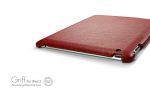 SGP Leather Case Griff Series Dante Red for iPad 2 (SGP07700)