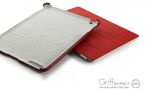 SGP Leather Case Griff Series Dante Red for iPad 2 (SGP07700)