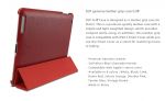 SGP Leather Case Griff Series Dante Red for iPad 2 (SGP07700)