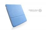 SGP Leather Case Stehen Series Tender Blue for iPad 2 (SGP07815)