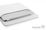 SGP Leather Case illuzion Sleeve Series White for iPad 4/iPad 3/iPad 2/iPad (SGP07634)