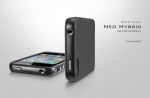 SGP Case Neo Hybrid Matte Series Smooth Black for iPhone 4 (SGP07015)