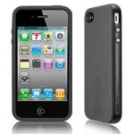 SGP Case Neo Hybrid Matte Series Smooth Black for iPhone 4 (SGP07015)