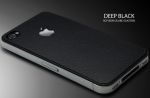 SGP Skin Guard Set Series Leather Black for iPhone 4/4S (SGP06769)