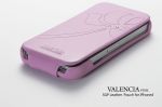 SGP Leather Case Valencia Swarovski Series Pink for iPhone 4/4S (SGP06883)