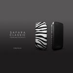 More Safara Classic Collection Zebra Black for iPhone 4/4S (AP13-002ZEB)