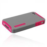 Incipio Silicrylic Hard Shell Case Pink/Silver for iPhone 4 (IPH-507)