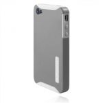 Incipio Silicrylic Hard Shell Case White/Silver for iPhone 4 (IPH-510)