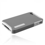 Incipio Silicrylic Hard Shell Case White/Silver for iPhone 4 (IPH-510)