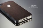 SGP Skin Guard Set Series Leather Brown for iPhone 4/4S (SGP06898)