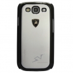 Hard Case Lamborghini design White for Samsung S4