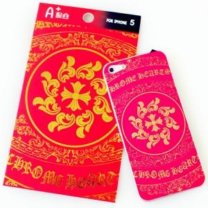  A+ Skin Chrome Hearts Gold/Pink for iPhone 5/5S