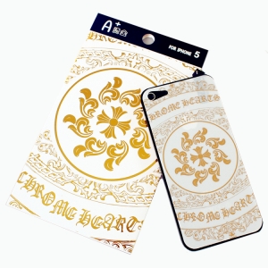  A+ Skin Chrome Hearts Gold/White for iPhone 5/5S