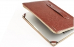 J.M.Show Thin Leather Case Brown for MacBook Pro 13" with Retina