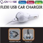 Capdase USB Car Charger Flexi White (1 A) for iPhone/iPod/iPad mini/Smartphone (CAIP-1002)