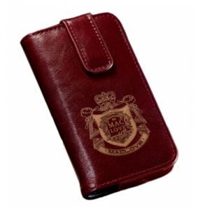  MacLove Leather Case Slim Wine Red for iPhone 4/4S (ML41202)