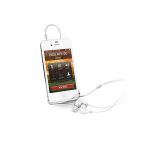 Capdase Hands-free Earphone TK-905-S STEREO White/Grey for iPad/iPhone/iPod/Smartphone (HFIH4-ET2G)