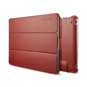  SGP Leather Case Leinwand Series Vegetable Red for iPad 4/iPad 3 (SGP09163)