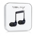 Happy Plugs Headphones In-Ear Black (7720)