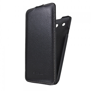  Melkco Leather Case Jack Black for LG Optimus G Pro E988 (LGPROGLCJT1BKLC)