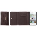 SGP Leather Case Ava Karen Series Dark Brown for iPhone 4/4S (SGP08522)