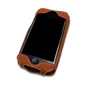  Melkco Leather Case Sleeve Brown for iPhone 4/4S (APIPO4LCST1BN)