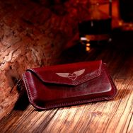 MacLove Leather Case Diamond Wine Red for iPhone 4/4S (ML41204)