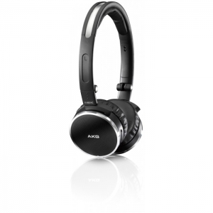  AKG K490 Headphone On The Go Noise Cancelling Black/Silver (K490NC)