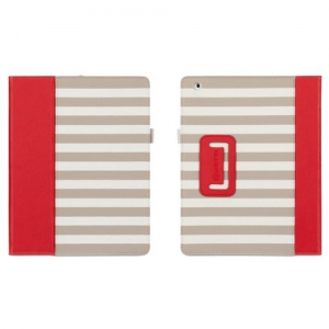  Griffin Elan Folio Cabana Stripe Red for iPad 4/iPad 3/iPad 2 (GB04082)