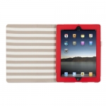 Griffin Elan Folio Cabana Stripe Red for iPad 4/iPad 3/iPad 2 (GB04082)