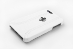 CG Mobile Ferrari Leather Hard Case FF Collection White for iPhone 5/5S (FEFFHCP5FW)