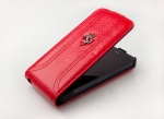 CG Mobile Ferrari Leather Flap Case FF Collection Red for iPhone 5 (FEFFFLP5RE)