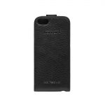 CG Mobile Ferrari Leather Flap Case FF Collection Black for iPhone 5/5S (FEFFFLP5BL)