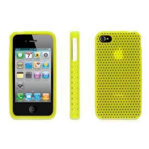 Чехол Griffin Flexgrip Punch Acid Green for iPhone 4/4S (GB03298)