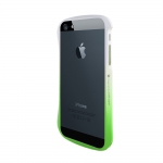 Cleave 5 Aluminum Bumper A6061 Green/White for iPhone 5/5S