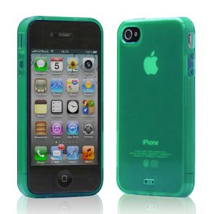 Чехол Tunewear Softshell Green for iPhone 4/4S (IP4S-SOFT-SHELL-08) (TUNEFILM protective film)