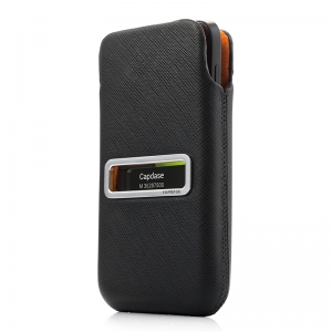  Capdase id Pocket Luxe Black/Orange for HTC One V T320E (DPHCT320E-H217)