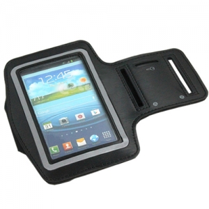  Sports Armband Waterproof neoprene Black for Samsung Galaxy S4