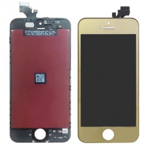  LCD iPhone 5 + Touchscreen Gold with frame high copy /32/