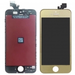 LCD iPhone 5 + Touchscreen Gold with frame high copy /32/