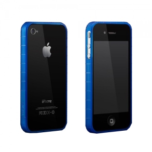 Чехол More Tyre Polymer Jelly Ring Blue for iPhone 4/4S (AP17-004BLU)