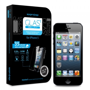  SGP Screen Protector Oleophobic Coated Tempered Glass Slim "Glas T" for iPhone 5/5S (SGP10112)