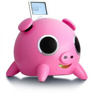  Speakal iPig Pink (2.1 Stereo iPod Docking Station with 5 Speakers) (IPIG-P-01)