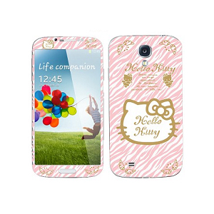  MTV Skin Hello Kitty Gold for Samsung Galaxy S4 i9500